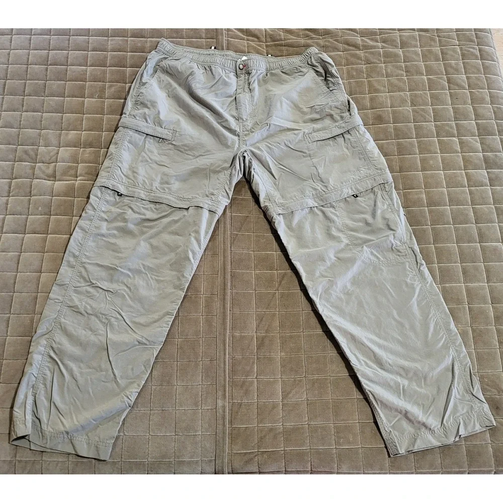 The North Face Men's Paramount Trail Convertible Cargo Pants Khaki Size XL